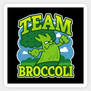 Team Broccoli - Funny Broccoli Sports Sticker